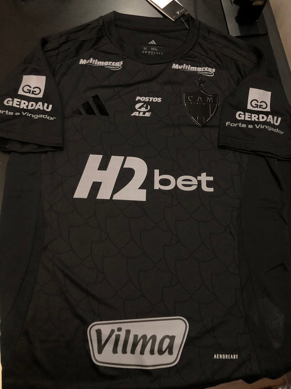 Camisa All Black Atlético Mineiro Full Patrocínio Masculina - Pronta Entrega